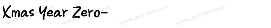 Xmas Year Zero字体转换